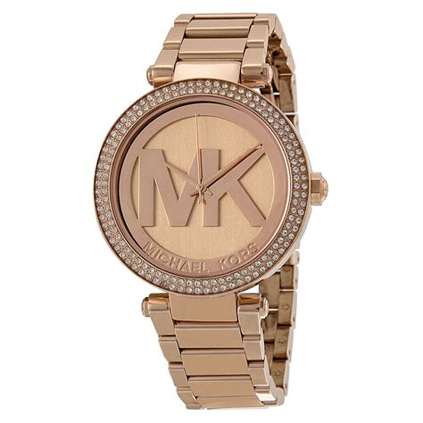 michael kors parker mk5865|michael kors dial rose gold.